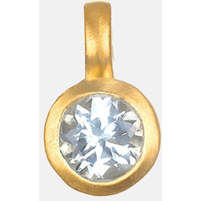 Satya Jewelry Charm Aquamarine dorado. Azul claro Satya Jewelry Charm Aquamarine dorado. Azul claro