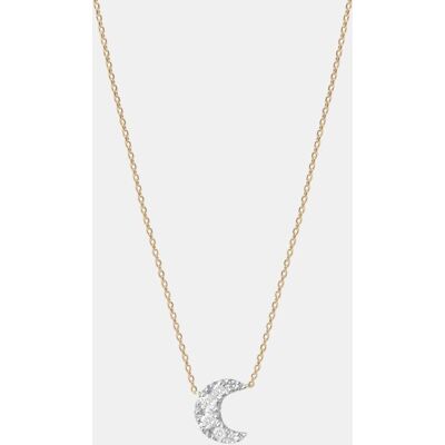 Djula Collar Magic Touch de oro y diamante. Blanco Djula Collar Magic Touch de oro y diamante. Blanco