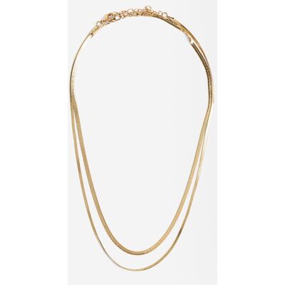 Parfois Collar doble en dorado. Dorado Parfois Collar doble en dorado. Dorado