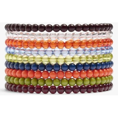 Parfois Pack de pulseras con charms decorativos. Multicolor Parfois Pack de pulseras con charms decorativos. Multicolor