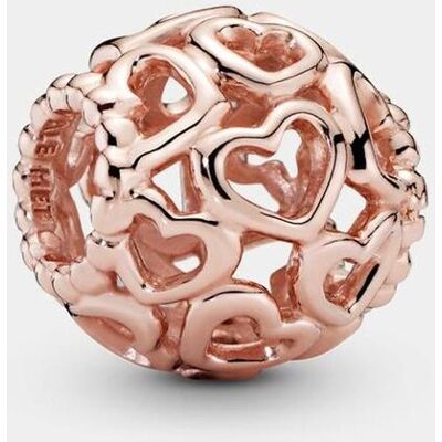 PANDORA Charm Corazones Por Todas Partes. Dorado PANDORA Charm Corazones Por Todas Partes. Dorado
