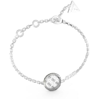Guess Pulsera de cadena 4g rising de acero plateada. Plata Guess Pulsera de cadena 4g rising de acero plateada. Plata