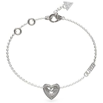 Guess Pulsera de cadena beloved de acero plateada. Plata Guess Pulsera de cadena beloved de acero plateada. Plata