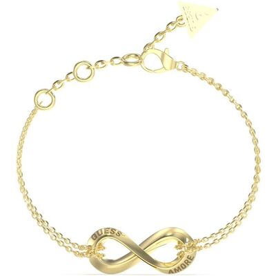 Guess Pulsera de cadena amore de acero dorada. Oro Guess Pulsera de cadena amore de acero dorada. Oro