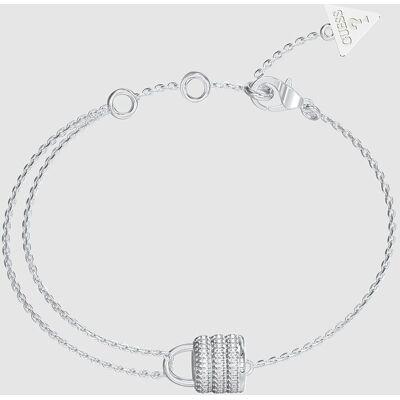 Guess Pulsera de cadena my secret de acero plateada. Plata Guess Pulsera de cadena my secret de acero plateada. Plata