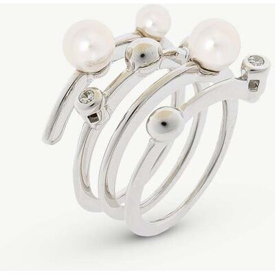 Majorica Anillo perlas planet. (17) Plateado Majorica Anillo perlas planet. (17) Plateado