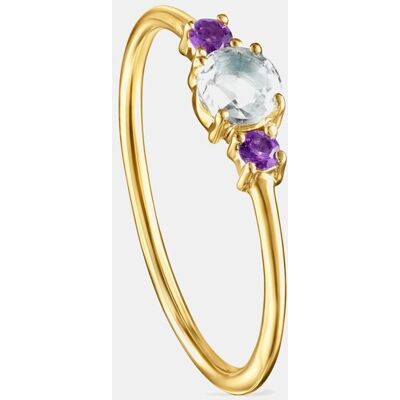 Tous Anillo mini ivette de oro amarillo con gemas. (12) Multicolor Tous Anillo mini ivette de oro amarillo con gemas. (12) Multicolor