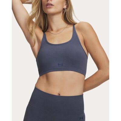 Under Armour Top de mujer Seamless Cotton Low Bra . (M) Gris azulado Under Armour Top de mujer Seamless Cotton Low Bra . (M) Gris azulado