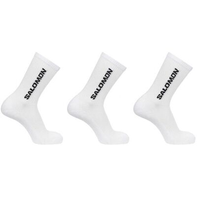 Salomon Pack 3 pares de calcetines unisex Everyday Crew . (M) Blanco Salomon Pack 3 pares de calcetines unisex Everyday Crew . (M) Blanco