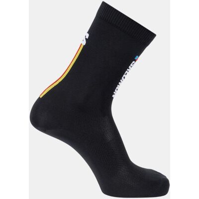 Salomon Calcetines unisex PULSE RACE FLAG CREW . Negro Salomon Calcetines unisex PULSE RACE FLAG CREW . Negro