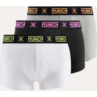 Munich Calzoncillo Underwear Collection Men Boxer . (XL) Multicolor Munich Calzoncillo Underwear Collection Men Boxer . (XL) Multicolor