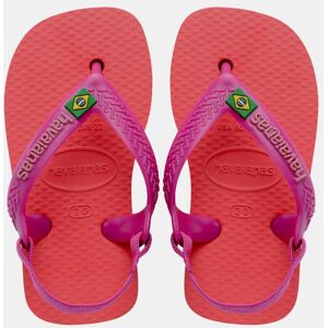 Havaianas Chanclas de dedo Bebés Brasil Logo . Rosa Havaianas Chanclas de dedo Bebés Brasil Logo . Rosa