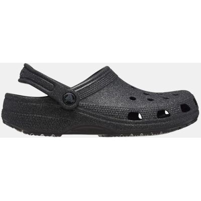 Crocs Zuecos de mujer Classic Glitter Clog . (36) Negro Crocs Zuecos de mujer Classic Glitter Clog . (36) Negro