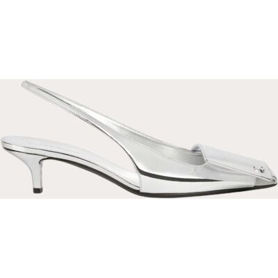 Courrèges Zapatos destalonados de tacón. (36 - 36) Plata Courrèges Zapatos destalonados de tacón. (36 - 36) Plata