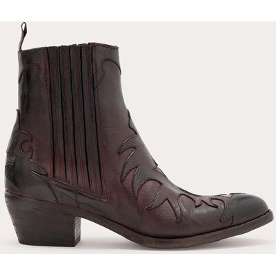 Sartore Botines cowboy de piel. (39) Marrón Sartore Botines cowboy de piel. (39) Marrón