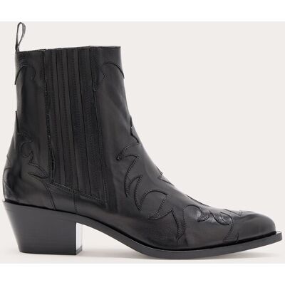 Sartore Botines cowboy de piel. (38) Negro Sartore Botines cowboy de piel. (38) Negro