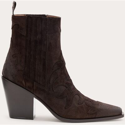 Sartore Botines cowboy de ante. (39) Marrón Sartore Botines cowboy de ante. (39) Marrón