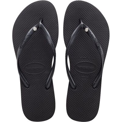 Havaianas Chanclas de dedo de mujer Slim Crystal SW II . (35-36) Negro Havaianas Chanclas de dedo de mujer Slim Crystal SW II . (35-36) Negro
