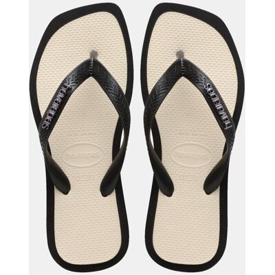 Havaianas Chanclas Mujer Hav. Top Square Fusion 412 . (43-44) Negro / Amarillo Havaianas Chanclas Mujer Hav. Top Square Fusion 412 . (43-44) Negro / Amarillo