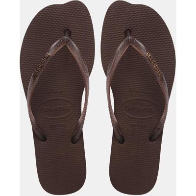 Havaianas Chanclas de dedo Mujer Split . (39-40) Marrón oscuro Havaianas Chanclas de dedo Mujer Split . (39-40) Marrón oscuro