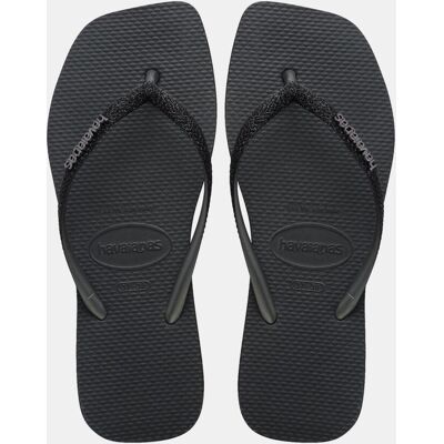 Havaianas Chanclas de dedo Mujer Slim Square . (41-42) Negro Havaianas Chanclas de dedo Mujer Slim Square . (41-42) Negro