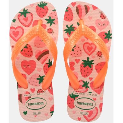 Havaianas Chanclas de dedo Niños Estampada Flores . (37-38) Rosa Havaianas Chanclas de dedo Niños Estampada Flores . (37-38) Rosa
