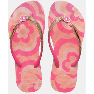 Havaianas Chanclas de dedo Niños Slim Glitter . (37-38) Estampado Havaianas Chanclas de dedo Niños Slim Glitter . (37-38) Estampado