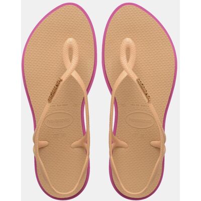 Havaianas Chanclas de dedo Mujer Luna Point . (39-40) Rosa / Amarillo Havaianas Chanclas de dedo Mujer Luna Point . (39-40) Rosa / Amarillo