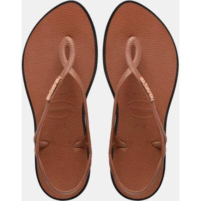 Havaianas Chanclas de dedo Mujer Luna Point . (41-42) Marrón / Negro Havaianas Chanclas de dedo Mujer Luna Point . (41-42) Marrón / Negro