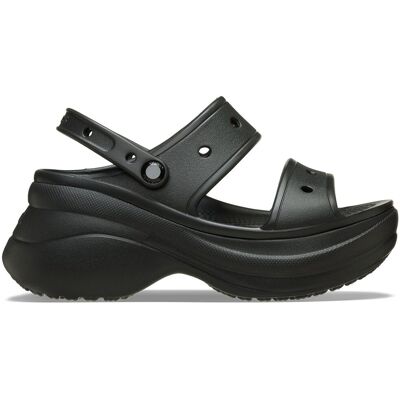 Crocs Sandalias con cuña de mujer Bae Sandal . (41) Negro Crocs Sandalias con cuña de mujer Bae Sandal . (41) Negro