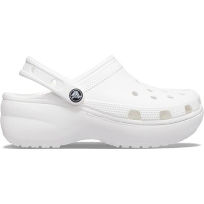 Crocs Zuecos de mujer con plataforma Classic Platform . (39) Blanco Crocs Zuecos de mujer con plataforma Classic Platform . (39) Blanco