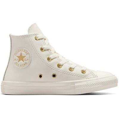 Converse Zapatillas casual de niños Chuck Taylor All Star Gold Luxe . (27) Blanco Converse Zapatillas casual de niños Chuck Taylor All Star Gold Luxe . (27) Blanco