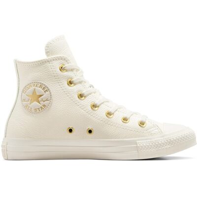 Converse Zapatillas casual de mujer Chuck Taylor All Star Gold Mono Leather . (36) Marfil Converse Zapatillas casual de mujer Chuck Taylor All Star Gold Mono Leather . (36) Marfil