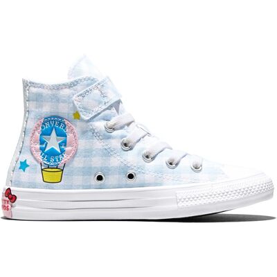 Converse Zapatillas casual de niños Chuck Taylor All Star 1V Hello Kitty . (27) Azul / Blanco Converse Zapatillas casual de niños Chuck Taylor All Star 1V Hello Kitty . (27) Azul / Blanco