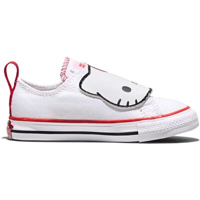 Converse Zapatillas casual de bebés Chuck Taylor All Star 2V Hello Kitty . (23) Blanco Converse Zapatillas casual de bebés Chuck Taylor All Star 2V Hello Kitty . (23) Blanco