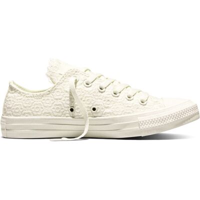 Converse Zapatillas casual unisex Chuck Taylor All Star Crochet . (35) Blanco roto Converse Zapatillas casual unisex Chuck Taylor All Star Crochet . (35) Blanco roto