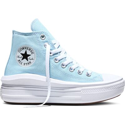 Converse Zapatillas casual de mujer Chuck Taylor All Star Move Seasonal Color . (35) Azul celeste Converse Zapatillas casual de mujer Chuck Taylor All Star Move Seasonal Color . (35) Azul celeste