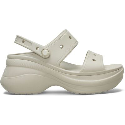 Crocs Sandalias con cuña de mujer Bae Sandal . (38) Gris Crocs Sandalias con cuña de mujer Bae Sandal . (38) Gris