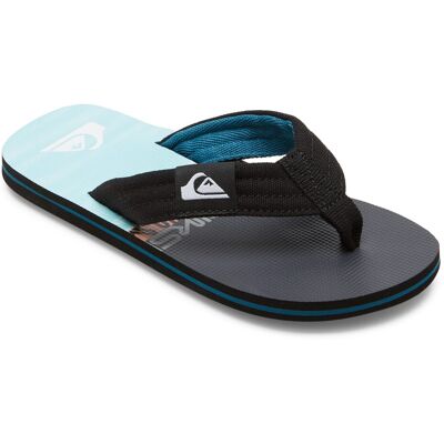 Quiksilver Chanclas de niños Molokai Layback . (34) Negro Quiksilver Chanclas de niños Molokai Layback . (34) Negro