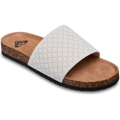 Roxy Sandalias de mujer Mannae Slide . (38) Blanco Roxy Sandalias de mujer Mannae Slide . (38) Blanco