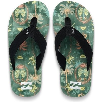 Billabong Chanclas de niños All Day . (38,5) Verde Billabong Chanclas de niños All Day . (38,5) Verde
