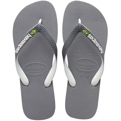 Havaianas Chanclas unisex Brasil Mix . (45-46) Gris Havaianas Chanclas unisex Brasil Mix . (45-46) Gris