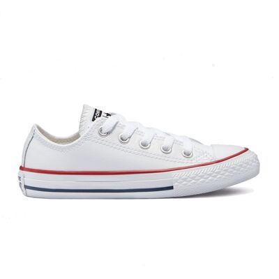 Converse Zapatillas casual de niños Chuck Taylor All Star Piel . (33) Blanco Converse Zapatillas casual de niños Chuck Taylor All Star Piel . (33) Blanco