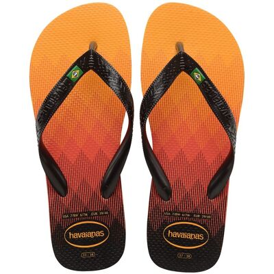 Havaianas Chanclas de dedo unisex Brasil Fresh . (37-38) Naranja Havaianas Chanclas de dedo unisex Brasil Fresh . (37-38) Naranja