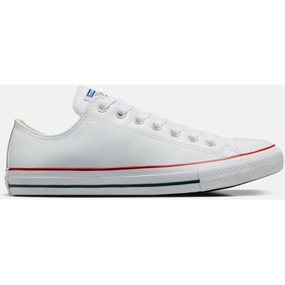 Converse Zapatillas casual unisex Chuck Taylor All Star Baja Piel . (43) Blanco Converse Zapatillas casual unisex Chuck Taylor All Star Baja Piel . (43) Blanco
