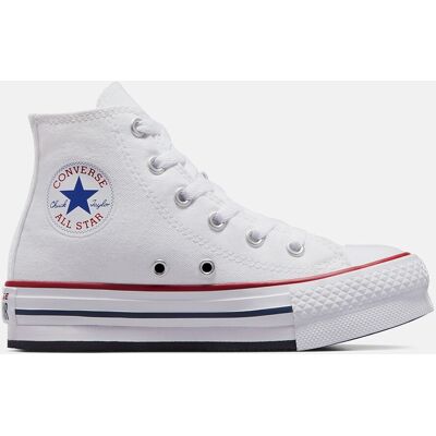 Converse Zapatillas casual de niños Chuck Taylor All Star EVA Lift alta Colección Foundation . (30) Blanco Converse Zapatillas casual de niños Chuck Taylor All Star EVA Lift alta Colección Foundation . (30) Blanco