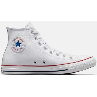 Converse Zapatillas casual unisex Chuck Taylor All Star Alta Piel . (37) Blanco Converse Zapatillas casual unisex Chuck Taylor All Star Alta Piel . (37) Blanco