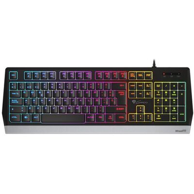 Génesis Teclado Gaming con cable Genesis Rhod 300 retroiluminado. Negro Génesis Teclado Gaming con cable Genesis Rhod 300 retroiluminado. Negro