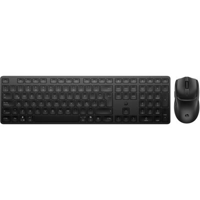 HP Combo de teclado y ratón inalámbricos 490C Negro. Negro HP Combo de teclado y ratón inalámbricos 490C Negro. Negro