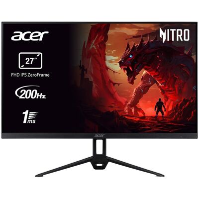 Acer Monitor Pc Gaming 69cm (27") Nitro KG273X1bmipx, 200 Hz Full HD ZeroFrame IPS, HDR10, FreeSync Premium. Negro Acer Monitor Pc Gaming 69cm (27") Nitro KG273X1bmipx, 200 Hz Full HD ZeroFrame IPS, HDR10, FreeSync Premium. Negro